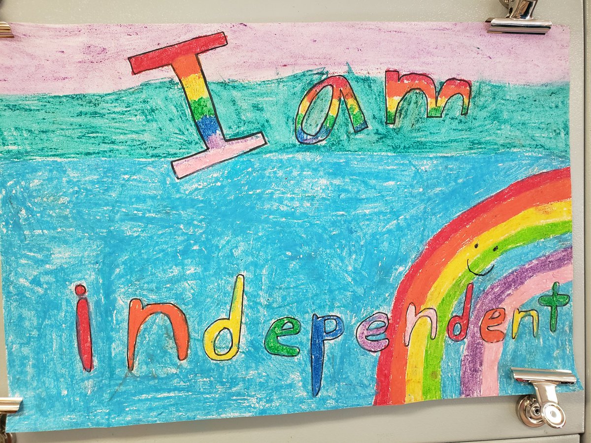 MrsLHill2's tweet photo. Affirmations artwork in Grade 3 inspired by @peterhreynolds' book "Be You!"
Each student came up with their own affirmation to describe themselves or what they want to accomplishπ¨
#iamcapable #iamstrong #iamindependent #iamcalm #iamcreative
@JohnTTuckPS @HDSBLiteracy https://t.co/WzTsPWJJA3