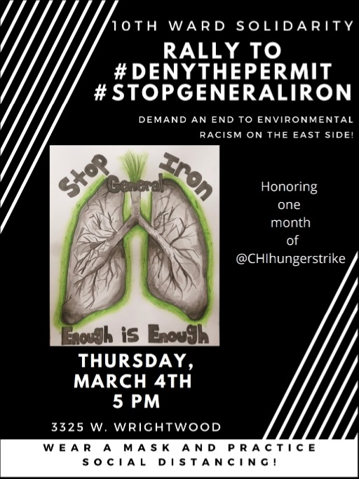 ddteachpaz's tweet photo. @YayaThaBawse @CHIhungerstrike We need ALL allies to come out Thursday! 🙏🏻🙏🏻🙏🏻

One month without food is dangerous! 

#StopGeneralIron #EndEnvironmentalRacism 
@stopgeneraliron

@GWHS_Patriots @GWHS_SVC @GWHS_Science @fuerzalatinagw @GWHS_BoysSoccer @GWgirlssoccer 

@Ms_A_Fleming @vcarlin1 @MsAguilera1 https://t.co/ijs3lx97oC