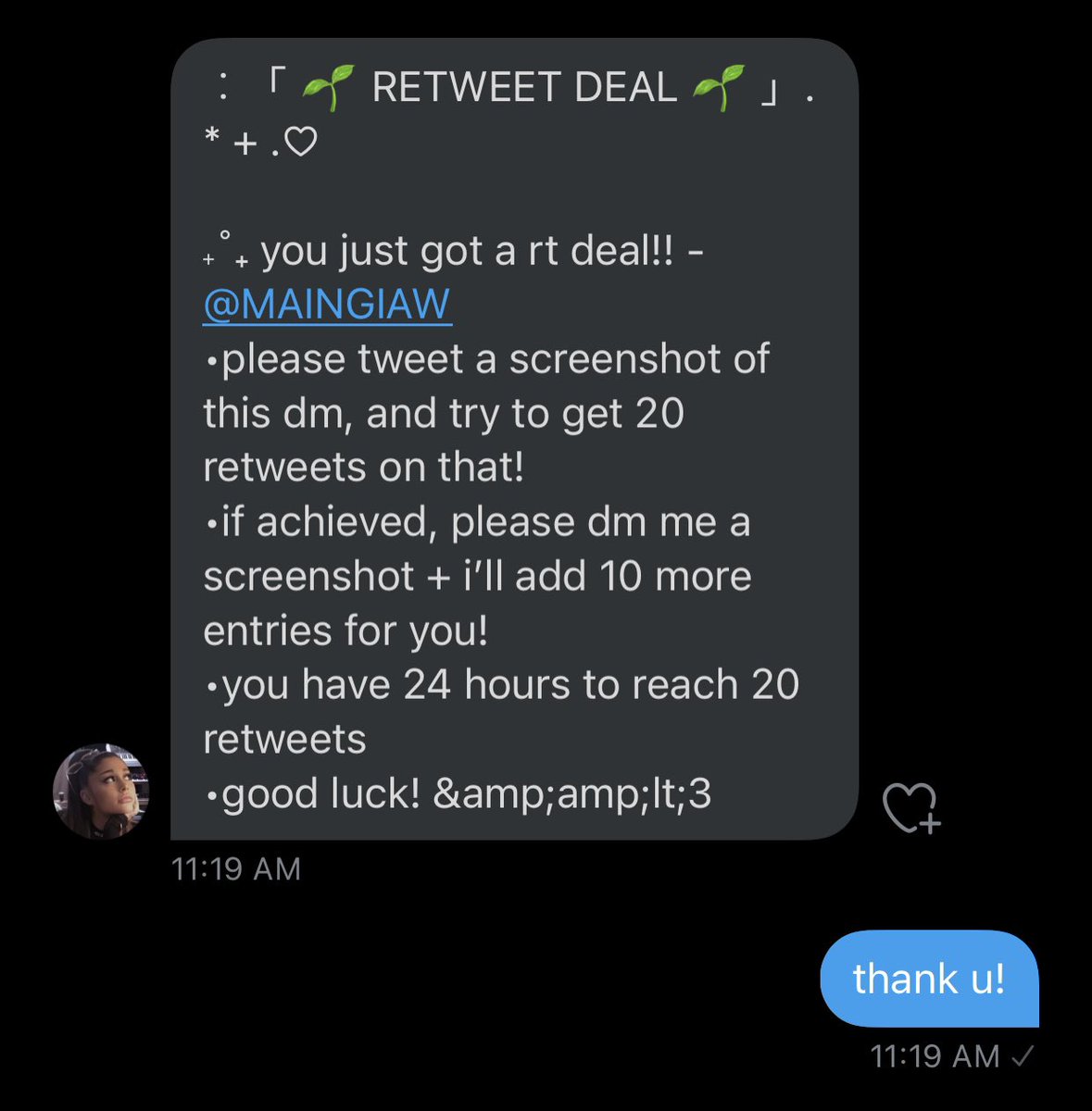 hi please rt and like for an amazing year