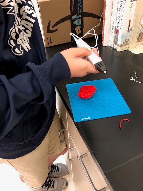 WeddingtonMSNC's tweet photo. After studying and choosing a specific virus or bacteria, Mrs. Forbes's Ss worked with her new 3D pens to create what they had studied!  @DonorsChoose @AGHoulihan @UCPSNC  #bringsciencetolife #safegerms 😷😂 https://t.co/PORCc2ZBBb