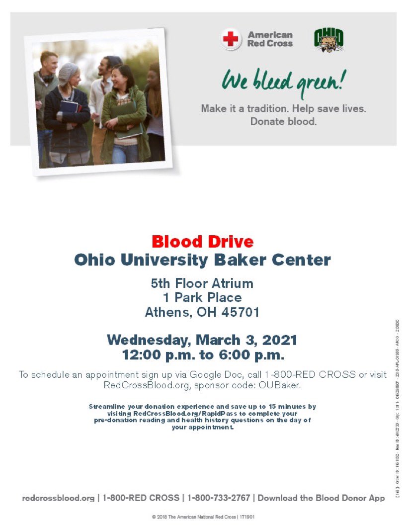 OURedCrossClub's tweet photo. Your blood is needed to help save lives! Retweet and spread the word! https://t.co/oUQczAt20f