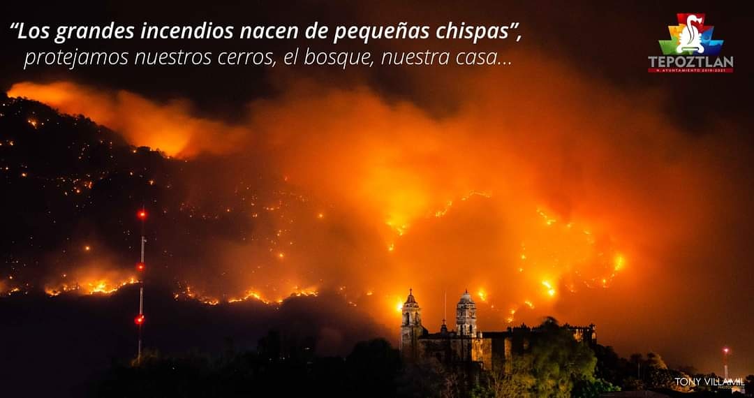 ATepoztlan's tweet photo. “Los grandes incendios nacen de pequeñas chispas”, protejamos nuestros cerros, el bosque, nuestra casa…

#LaPrevenciónEsTareaDeTodos  
#AyuntamientoDeTepoztlán
#TrabajandoPorElBienDeTodos https://t.co/SeFByFSaWZ