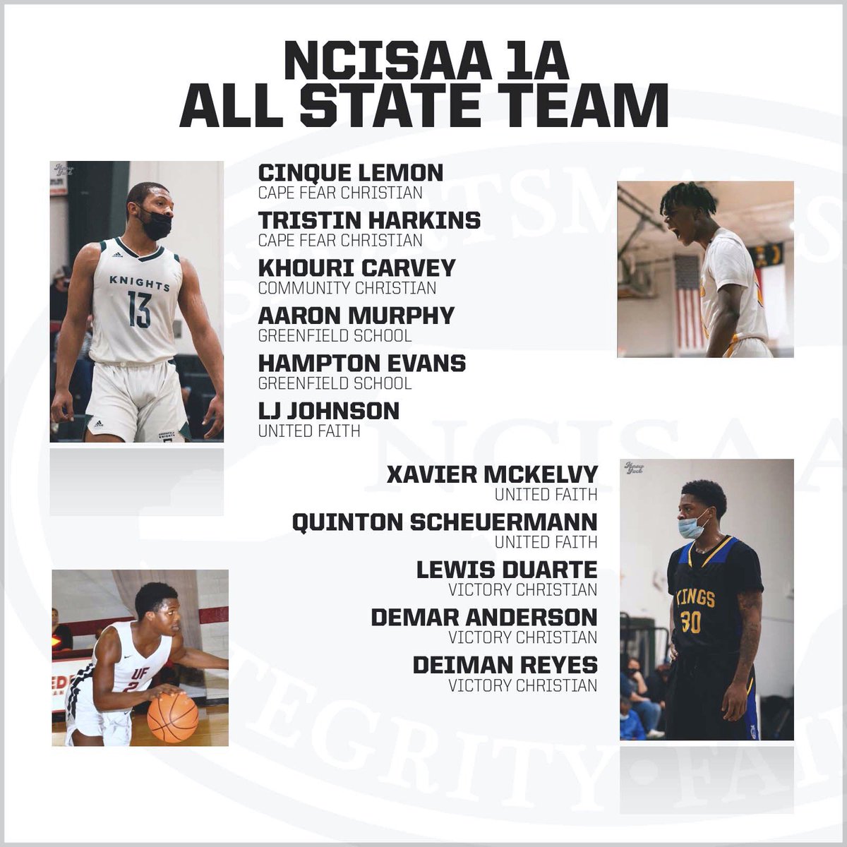 NCISAA All State Teams! 💪