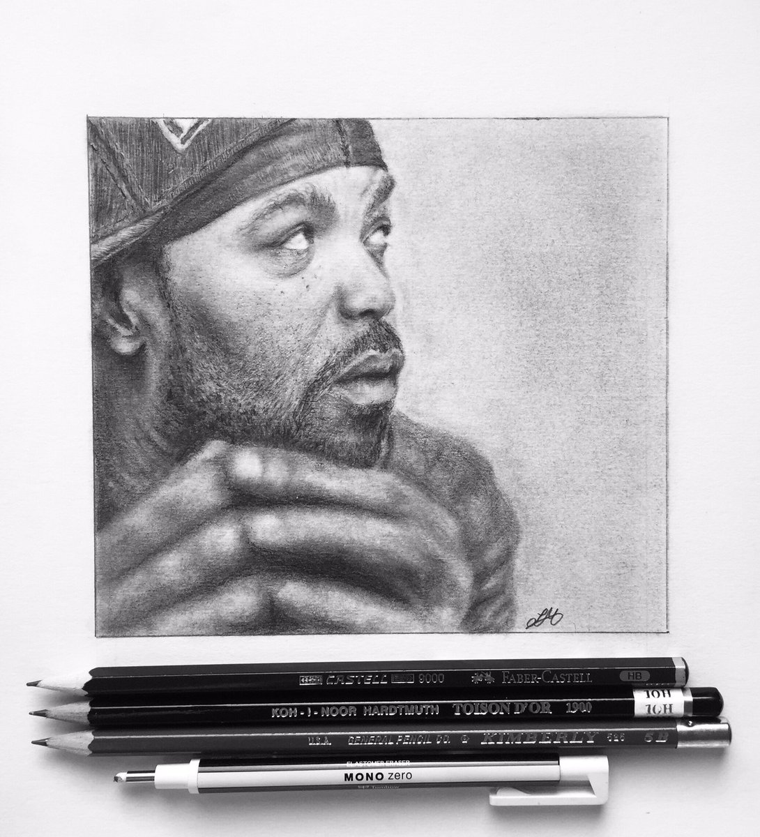 zoulari's tweet photo. Happy birthday @methodman!! Here’s my drawing from last year (: https://t.co/2dqePUutIO