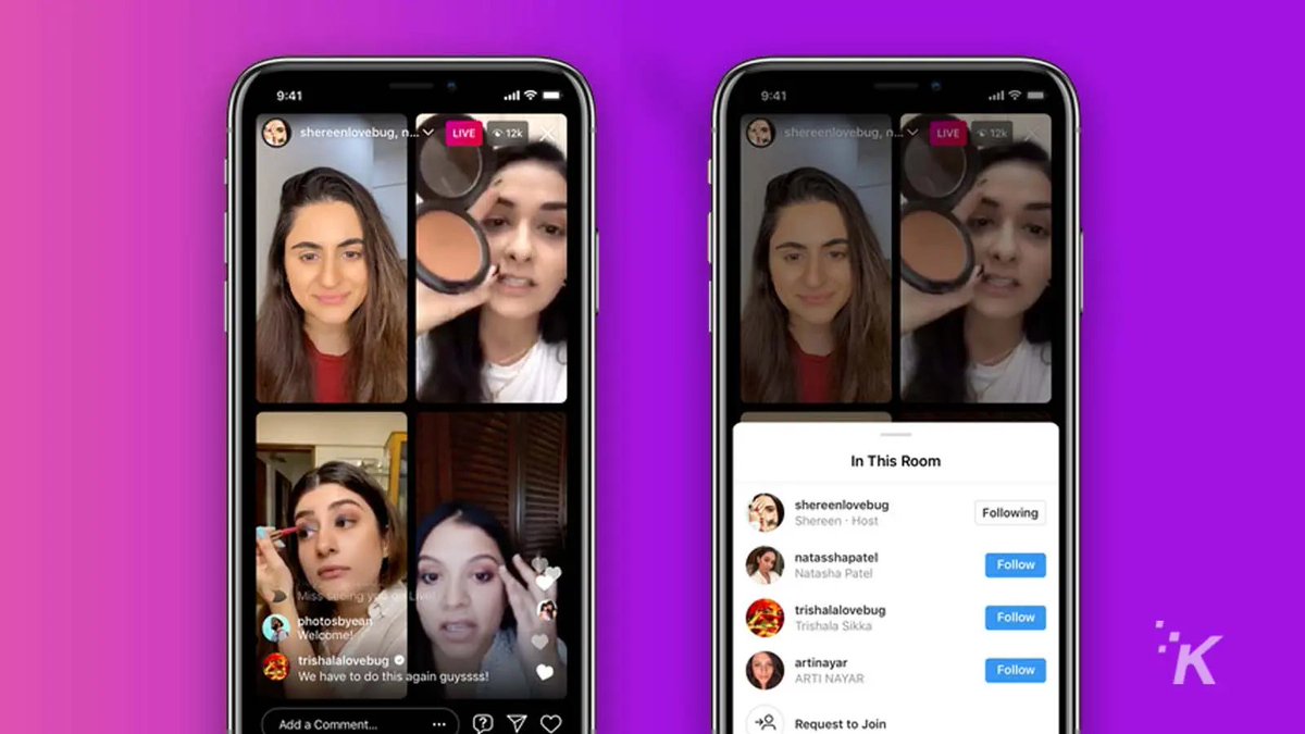 kn0wtechie's tweet image. Instagram’s Live Rooms feature lets four people go live simultaneously
knowtechie.com