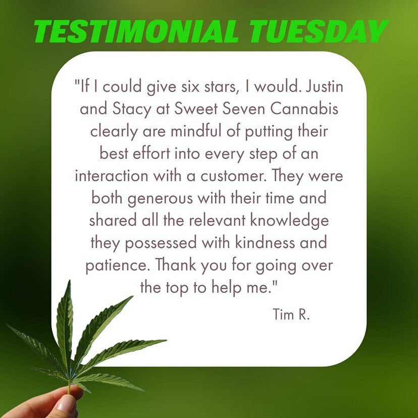 Happy Tuesday Buds! We love hearing your feedback so keep sharing your experiences with us on Google! 🌱🤗
.
.
.
#testimonial #testimonialtuesday #happycustomers #reviewus #google #sweetsavings #cannabisontario #cannabiskw #kwawesome #cannabiskitchener… instagr.am/p/CL7C6Cks2nr/