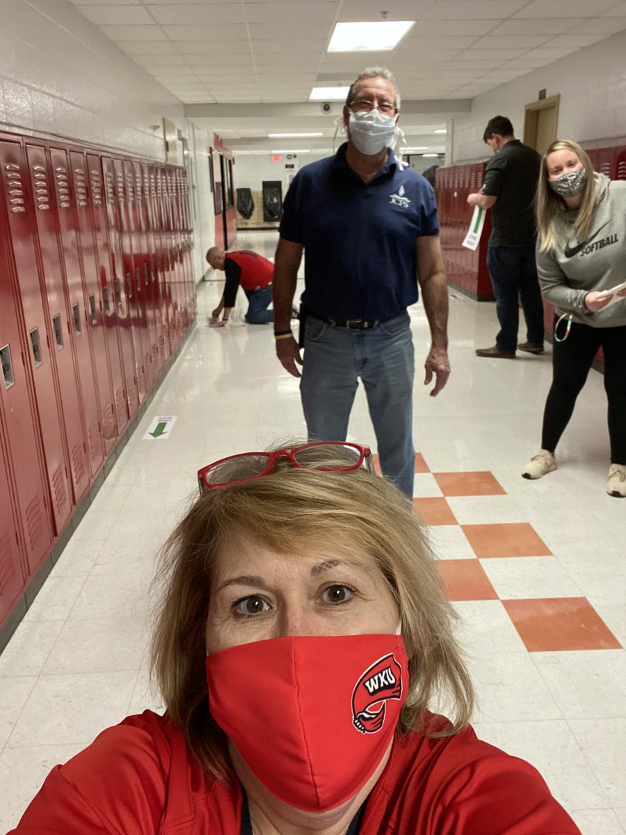 susanwebb34's tweet photo. Getting the Ridge ready for our staff and students to return to the building. So much excitement is in the air. @PRP_Panthers https://t.co/S3BX7DQBr2