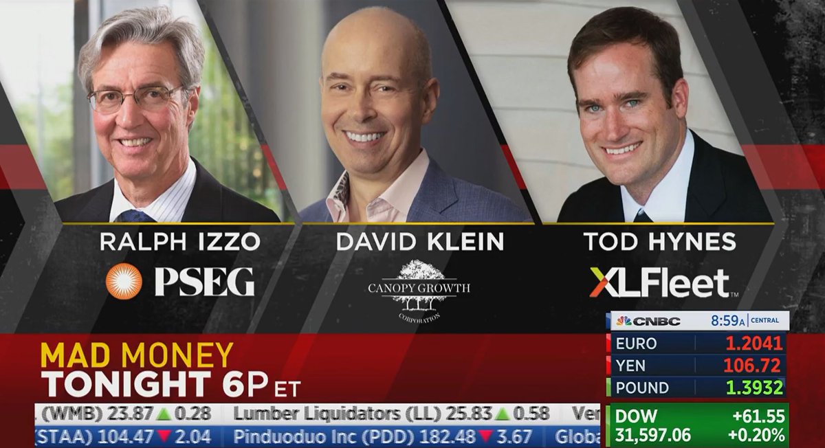 Tune in to <a href="/MadMoneyOnCNBC/">Mad Money On CNBC</a> this evening as <a href="/jimcramer/">Jim Cramer</a> speaks with XL Fleet founder and president <a href="/TodHynes/">Tod Hynes</a>. $XL