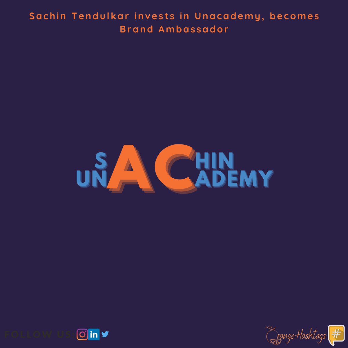 orangehashtags's tweet photo. @unacademy @sachin_rt https://t.co/piW0zaaKXQ