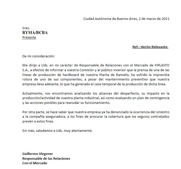 Sickboy_Galpon's tweet photo. $FIPL Anuncia hecho relevante en su planta de Ramallo. Rotura de un "componente"....

Volvemos a $5 ???? ....

#galpones #fiplasto #FIPL https://t.co/ZfAwZI1m2i