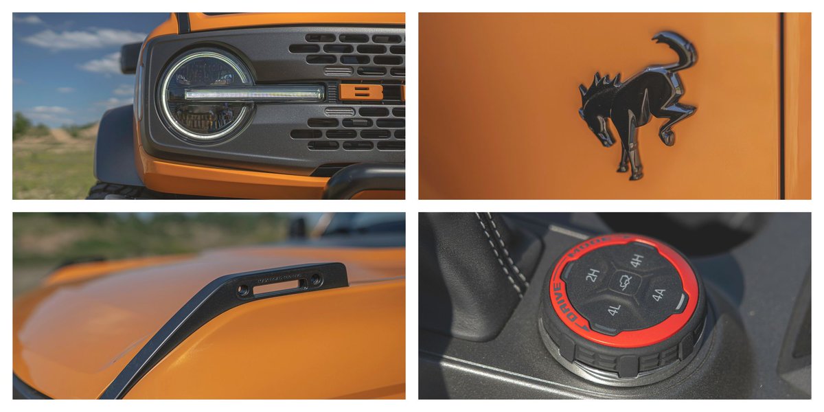 CARandDRIVER's tweet photo. Here are 18 Easter eggs on the 2021 @Ford Bronco: https://t.co/J7snjc2D06 https://t.co/j1EKOiCmnK