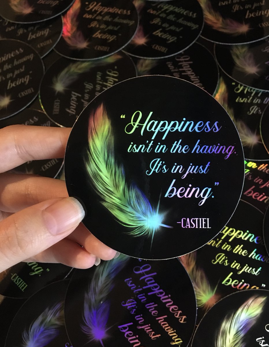 HopefulStudioCo's tweet photo. LOW STOCK WARNING: I only have 13 of these #Castiel stickers left! 
(Don't worry... if you ordered this with the wedding stickers, yours are already set aside)

If you were thinking of getting one, you may want to do that soon ✨💫
https://t.co/j7RUZHkKdI https://t.co/WL5nmtXSUA