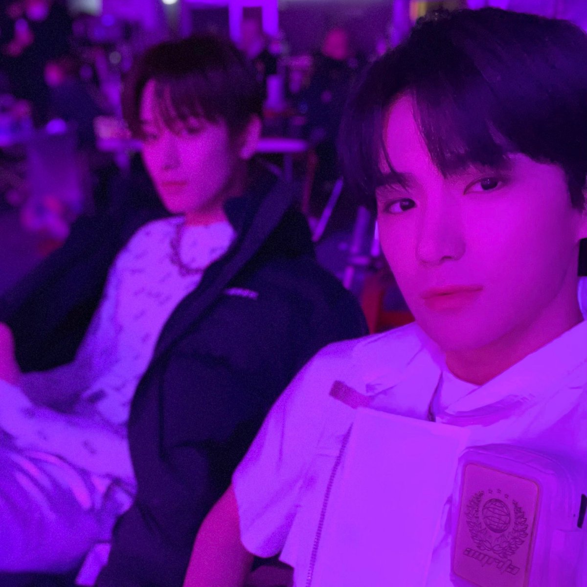 Just best brother things. Purple is our color, by the way.