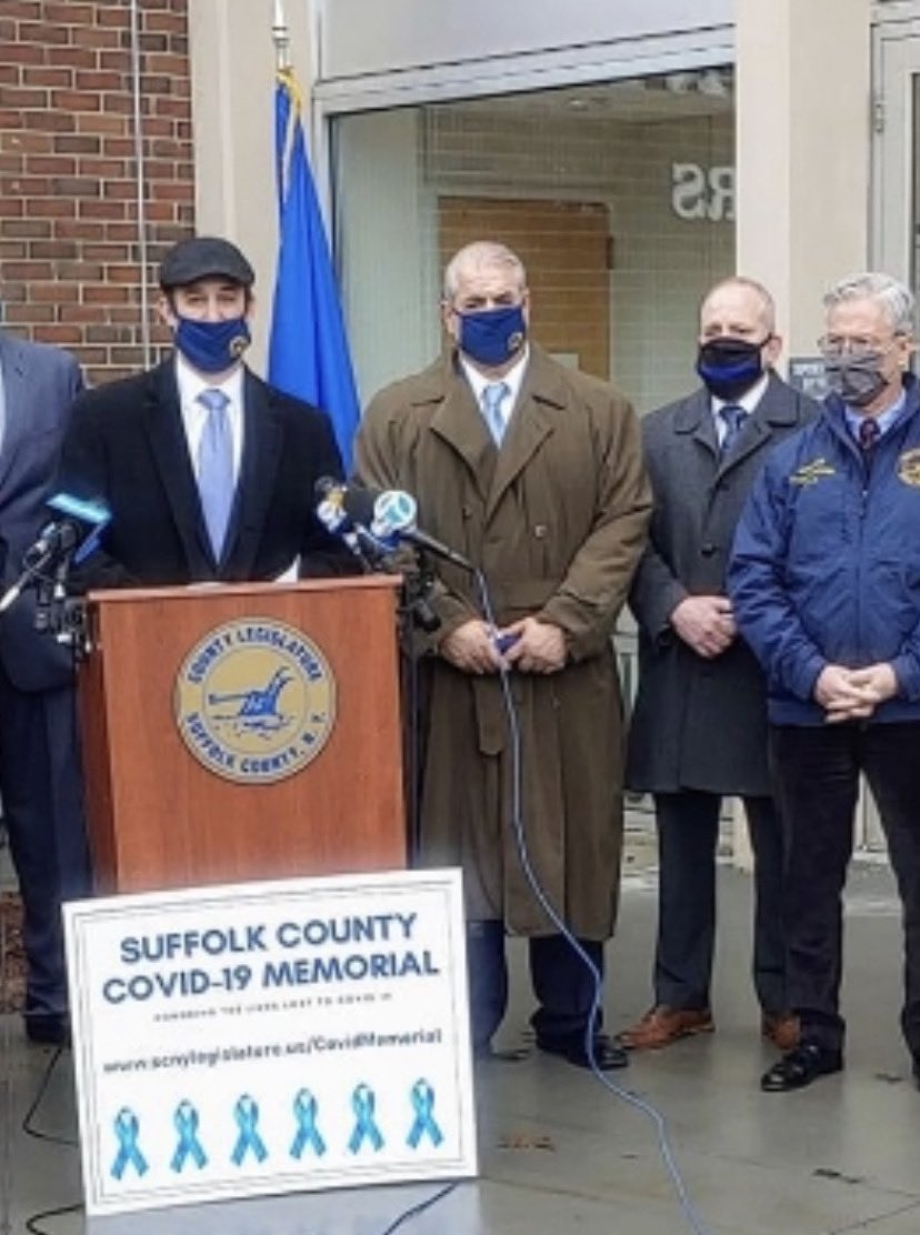 Yesterday, I joined other elected officials to attend a COVID-19 Memorial press conference to memorialize and honor over 3,000 residents of the County who’ve lost their lives this past year to the Coronavirus.