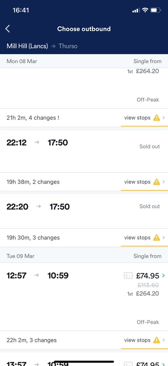 How come most of these are sold out already? <a href="/thetrainline/">trainline</a> can’t imagine many people taking this train? Please help