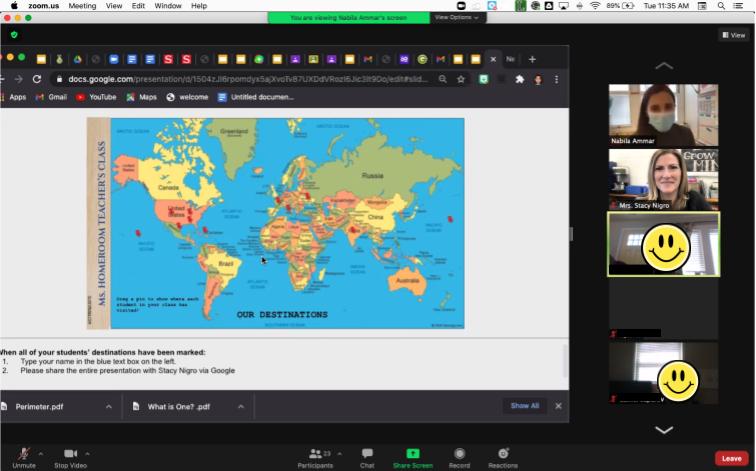 Happy RAA! Harrison Ss each chose a book set anywhere in the world and shared about their adventures, plotting their travels on their class passports! Check out the map showing where <a href="/NabilaAmmar7/">Nabila Ammar</a> and her students traveled! <a href="/HarrisonHawks90/">HarrisonHawks90</a> <a href="/SlidesManiaSM/">SlidesMania 💛</a>