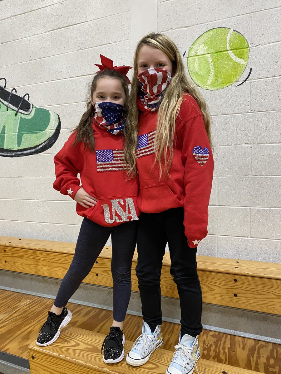 We kicked off Read Across America Week all decked out in Red, White and Blue!