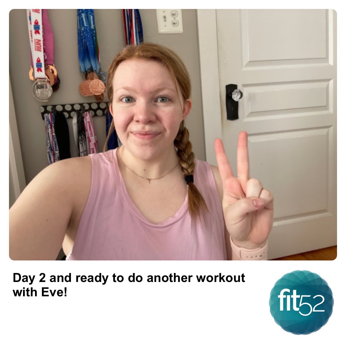 MeghanSteffey's tweet photo. Day 2 of my new path! Getting in some extra credit with Eve later today!💪 #StayThePath https://t.co/tFS9HFNasI
