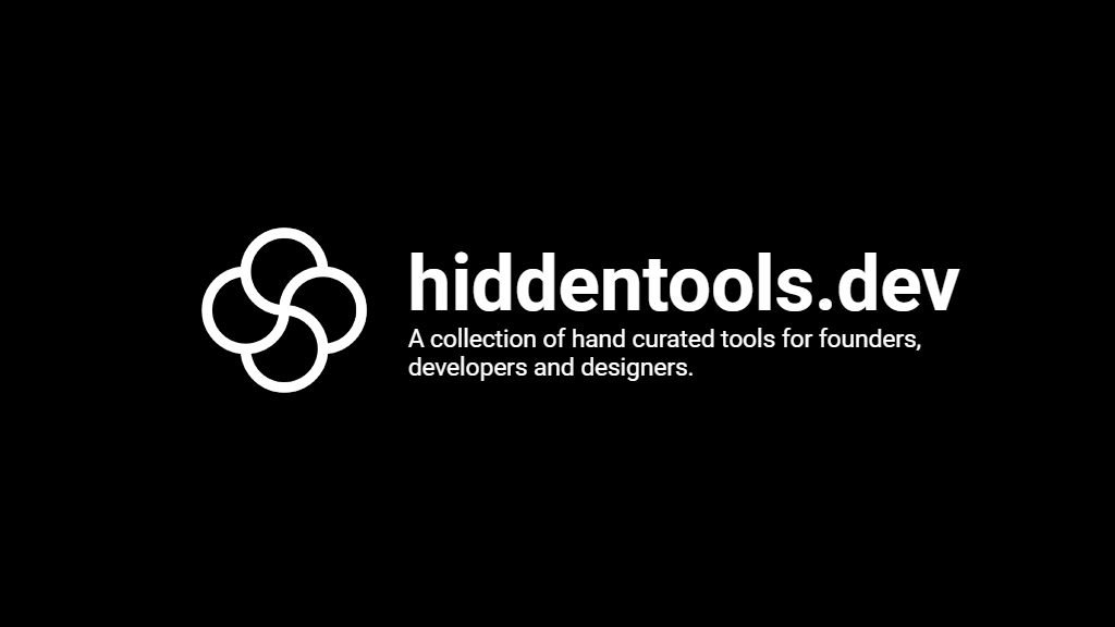 heybereket's tweet image. ✨ Introducing Hidden Tools - Discover a collection of hand curated tools for founders, developers, and designers. 

🚀 Website: hiddentools.dev 
🐦 Twitter: @hiddentools_ 
🔨 Github: github.com/heybereket/hid…

100% free, open-source, and user-friendly! 🎉