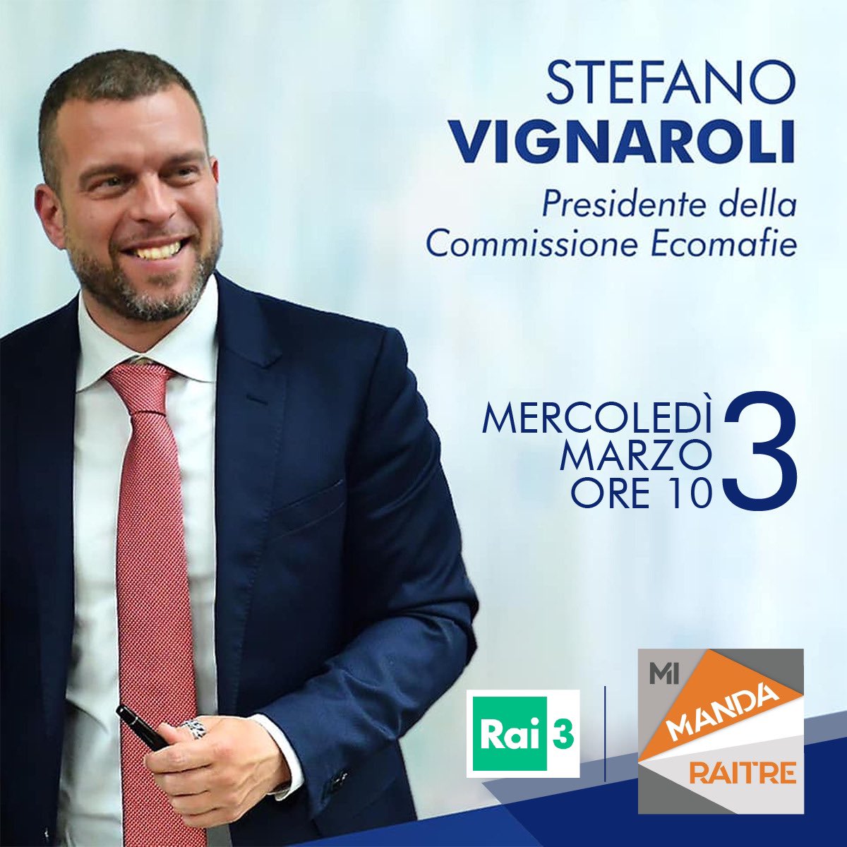 Domattina sarò ospite a @mimandaRai3 per parlare di #shopper illegali. Tre sacchetti su 10 in circolazione continuano a non essere biodegradabili e compostabili, come invece prevede la legge. Un problema su cui sta lavorando la <a href="/comm_ecomafie/">Commissione Ecomafie</a>. #ecomafie #inquinamento