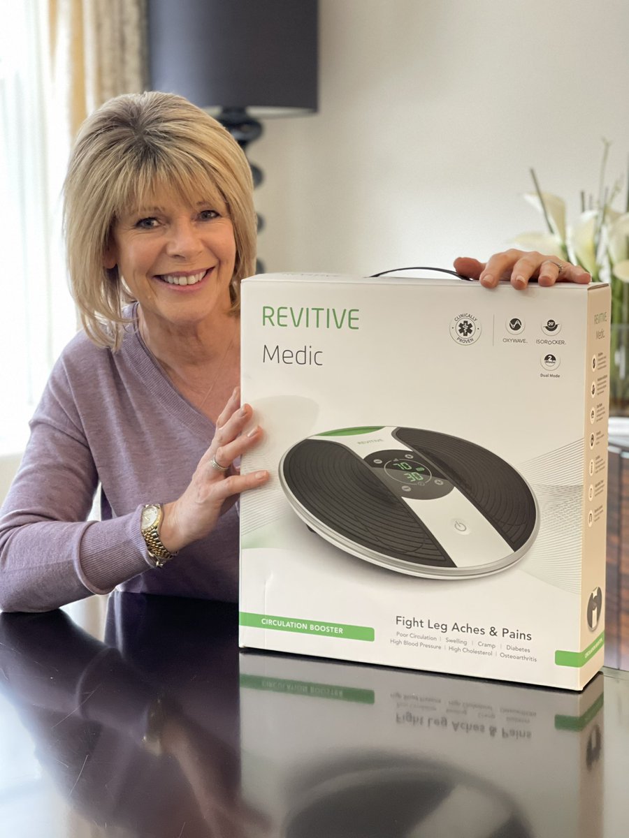 RuthieeL's tweet image. Mother’s Day gift ideas? Can I suggest the new @Revitive Medic. It’s a Circulation Booster that helps fight leg aches/pains as well as swollen feet/ankles. Eamonn loves using his &amp;amp; I know my Mum will too! More info:
revitive.com/revitive-medic

#RevitiveMedic #CirculationBooster #AD