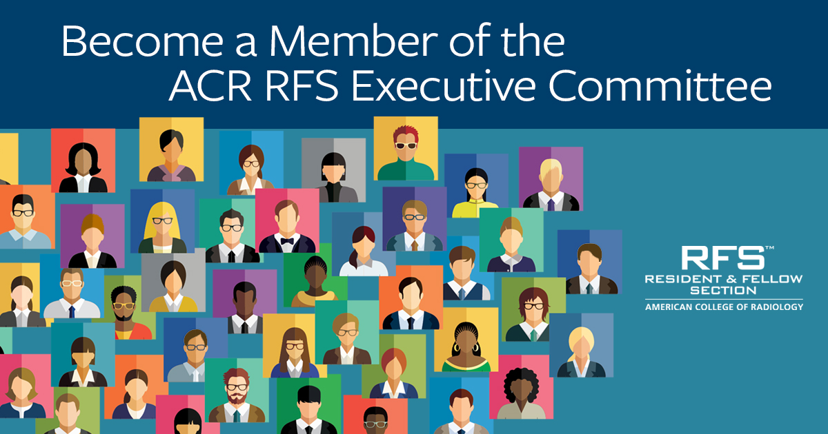 Are you a #RadRes who's a leader in your program, self-motivated and eager to help shape the future of #radiology? Consider applying for the <a href="/ACRRFS/">ACR RFS - We've Moved! Follow @RadiologyACR.</a> Executive Committee. Clock's ticking ⏱️, you have until March 14: bit.ly/39Ko7h8