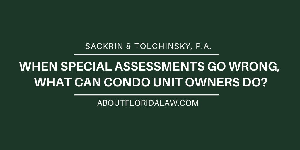 There are two kinds of condo board assessments. Click the link to find out what you need to know about both and how to proceed if a special assessment goes wrong. loom.ly/p9RlMVI #realestate