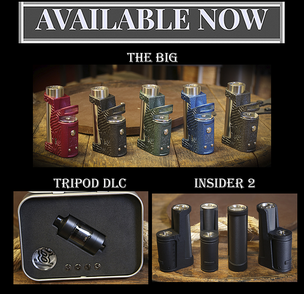 VapinArt's tweet photo. AVAILABLE NOW!

THE BIG, TRIPOD DLC, INSIDER 2- https://t.co/2BBmwreXQ7 https://t.co/NDGFNjVDaF
