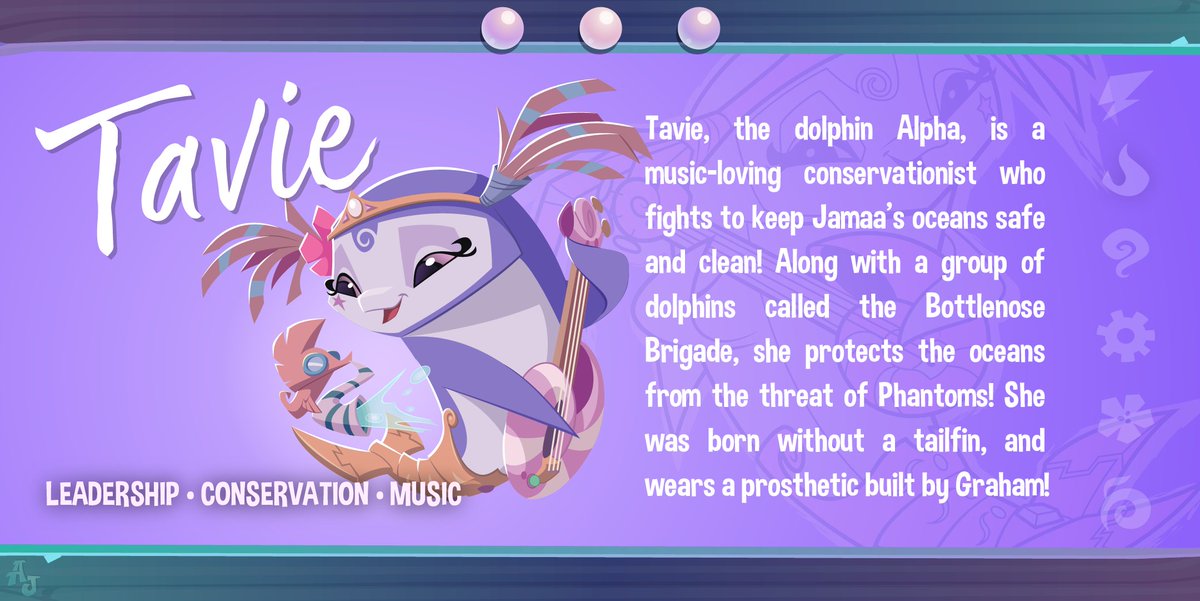 AnimalJam's tweet photo. Do you ever get stuck humming the same tunes? Tavie, the dolphin Alpha, has a love for music and conservation! What are some ways you can help Tavie protect the ocean?

#AnimalJam #AnimalJamClassic https://t.co/AFeBDz6fXa