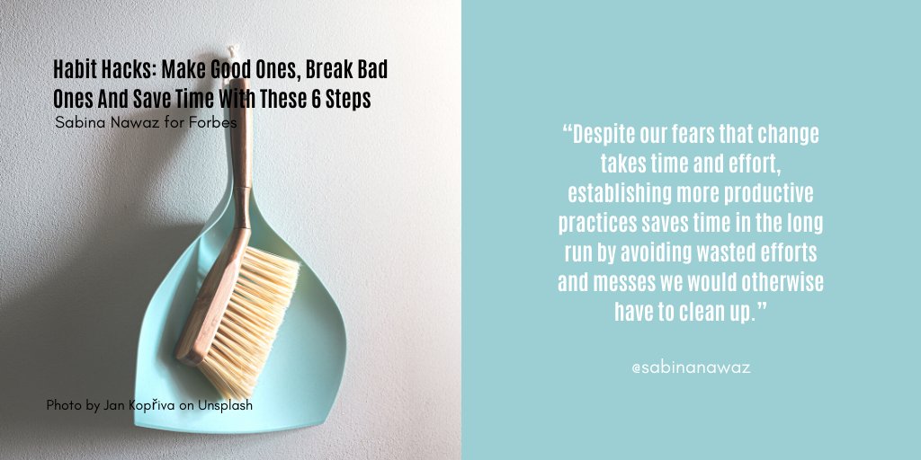 sabinanawaz's tweet photo. How to commit to change, banish bad behaviors, and embrace efficiency - https://t.co/A2DZfjCNVy
#HabitHacks #Habits #Change #Proactivity #Transformation #YesList https://t.co/BwDxRoYe18