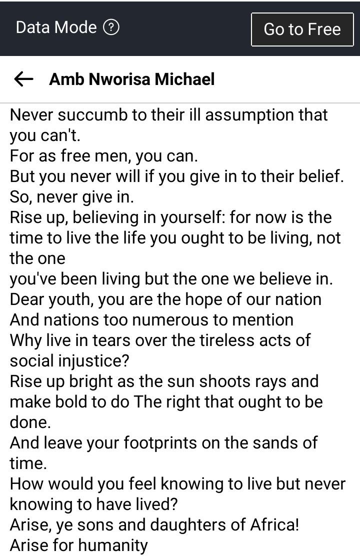 NworisaMichael's tweet photo. African Youth by @NworisaMichael
#MoreLifePoetry
#Morelifeconcert
#10daysofpoetry @oruzkennedy https://t.co/GaEO1P1e7y
