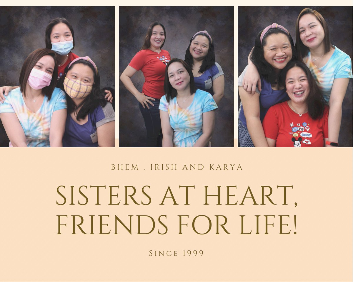 irishdanda's tweet photo. Friends since 1999. Tapos kami ni Karya 1995!! https://t.co/3aJWIuwMDw