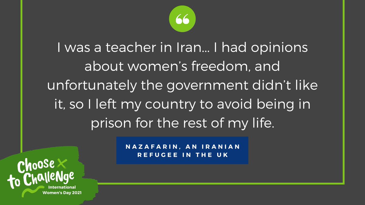 In honor of #IWD2021, donate your <a href="/united/">United Airlines</a> miles to help strong women, like Nazafarin, start new beginnings for themselves and their families. We need to raise 5 million miles by the end of the month– or else we lose them all!! 😬 Donate: donate.mileageplus.com/Charity/Detail… #choosetochallenge