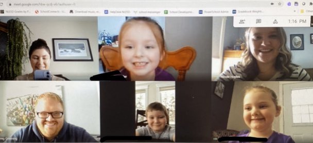 StMarksNL's tweet photo. One of the positives of online learning! We got to meet with our darling little kinderstarts! Thanks, parents for embracing the tech and Ms Hoyles for the story and scavenger hunt. #stmarksschool #onlinelearning #kinderstart @NLESDCA @NLTeachersAssoc https://t.co/I0B9cpzxzJ