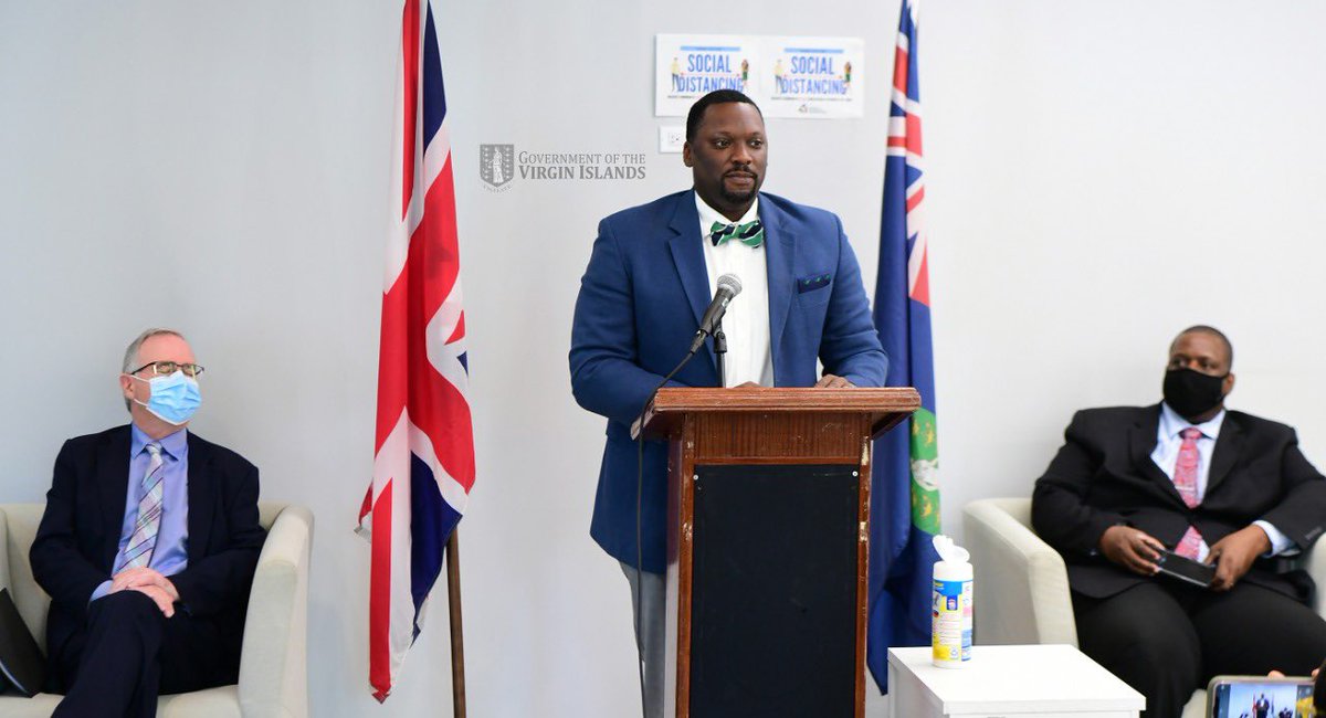 DeputyGovBVI's tweet photo. Today at the Contract Signing Ceremony for the Repair Works to the Royal Virgin Islands Police Force (RVIPF) Marine Base Fencing, Gates and Drains at Road Reef Marina. https://t.co/ZkVUigMtJO