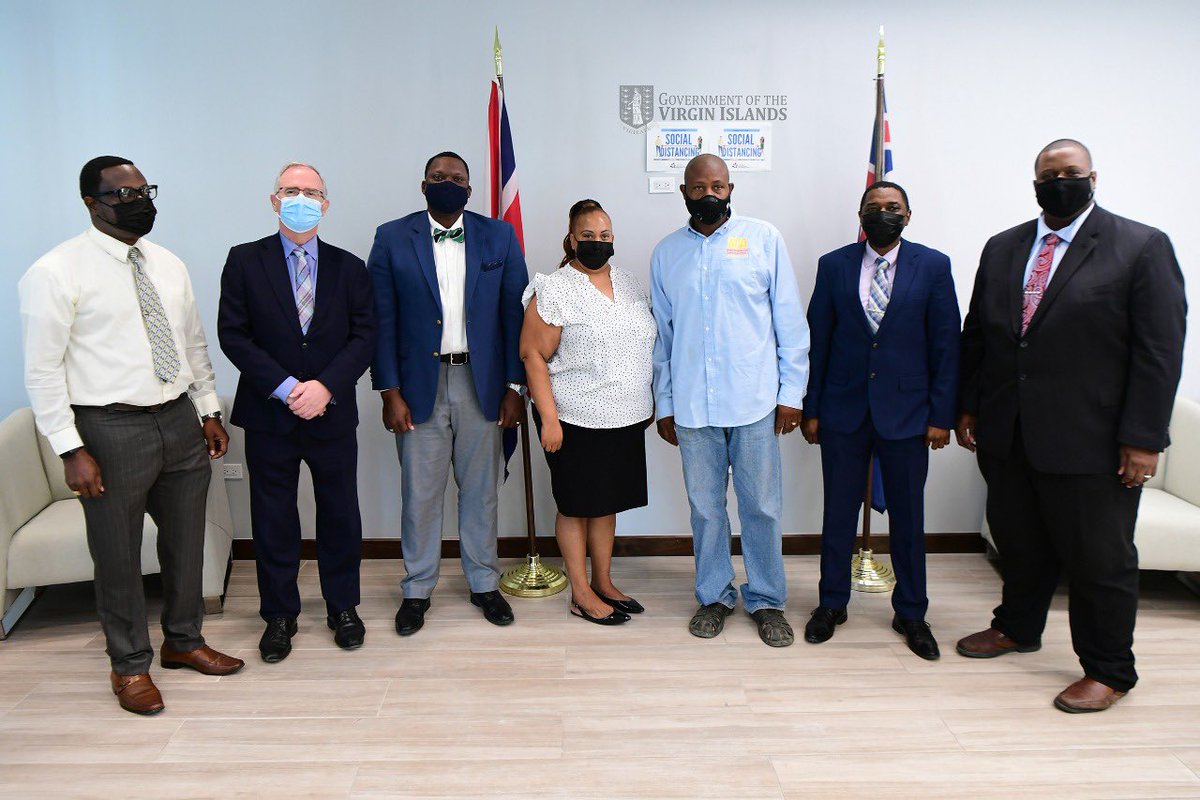 Today at the Contract Signing Ceremony for the Repair Works to the Royal Virgin Islands Police Force (RVIPF) Marine Base Fencing, Gates and Drains at Road Reef Marina.