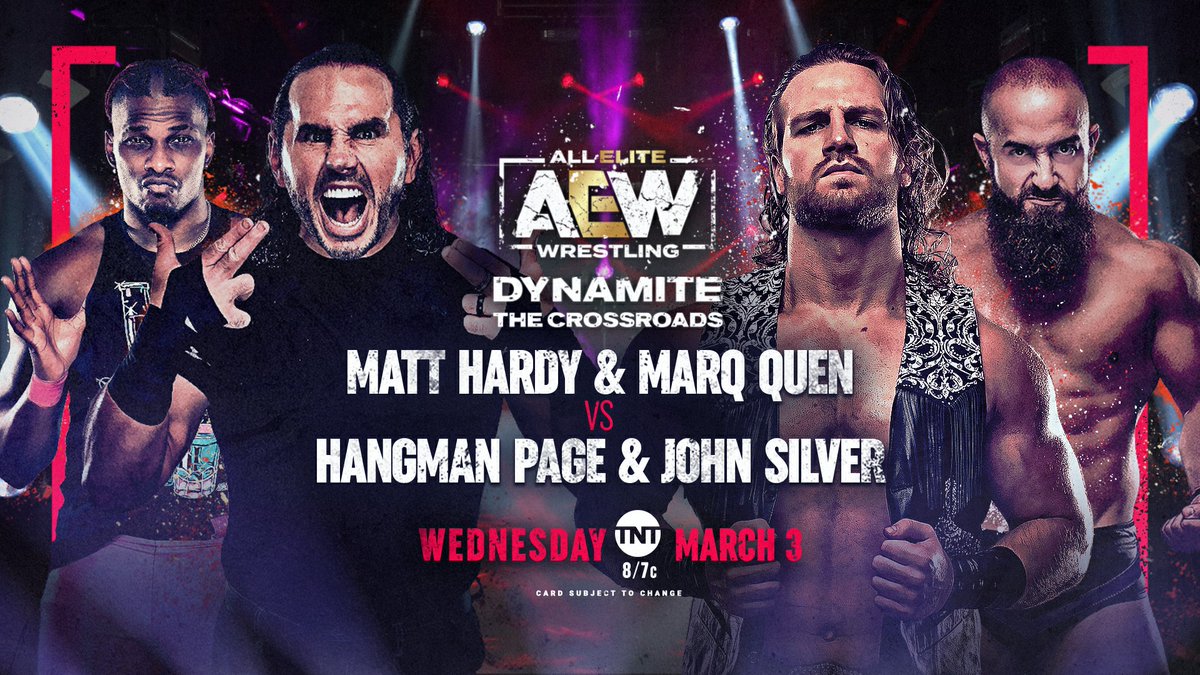 AEW Dynamite Match Gets Changed