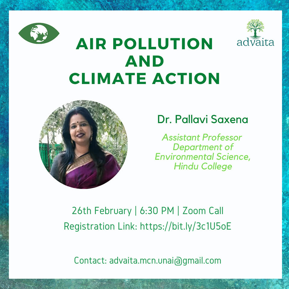 pallavienviron1's tweet photo. Keynote Speaker for "Air Pollution and Climate Change Action" organized by United Nations based Project Team "Advaita" whose main objective is on SDG13.
I was happy to share my air pollution and Sustainability work first time at UN platform.
#UNproject
#SDG13
#climatechange https://t.co/cEwMI3dv74