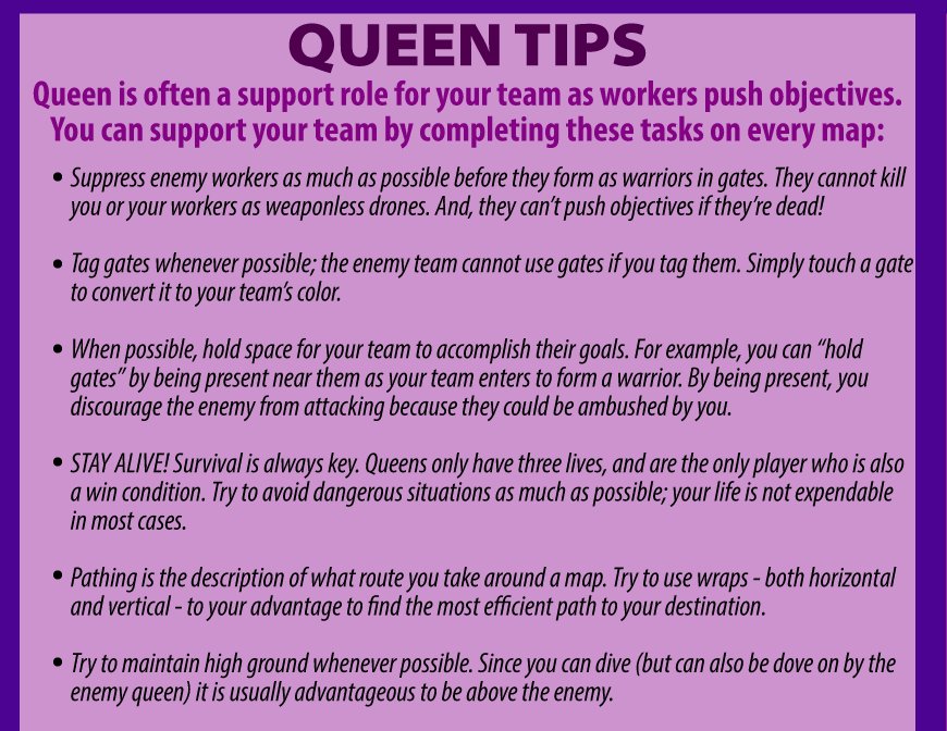 beegameGG's tweet photo. These are valuable tips! Some additional queen tips are also available as part of our visual guide:

https://t.co/iulT7ImuVz https://t.co/N9ePsZLMoQ