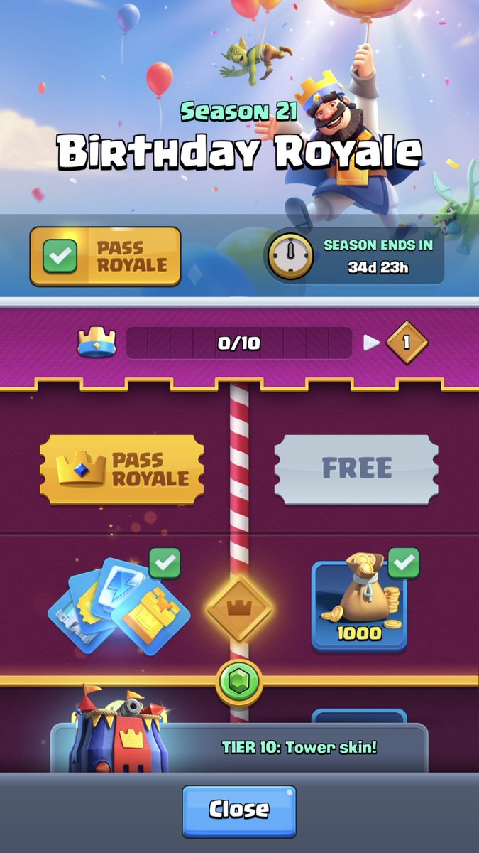 Como siempre Comprando el Pass Royale con el Código <a href="/adrianpiedracr/">AdrianPiedra</a> 🥂✨Saludos Bro!! #pelonarmy 👻🥳