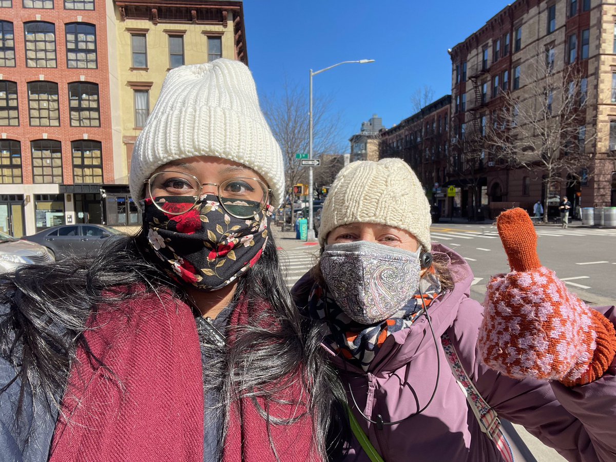 ShahanaFromBK's tweet photo. One of my favorite parts of street canvassing is being with neighbors leading for a City grounded in care and justice!

Here I am with Tina Goldstein, a doula who I met last night at the #MovementToBirthLiberation. We stand together for birth justice and to #PassNYHealth! https://t.co/73KLU9CZmq