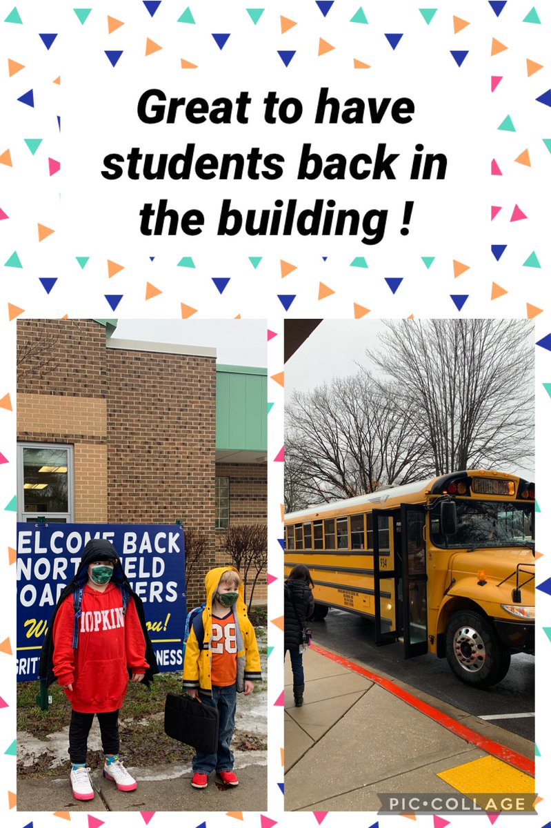 We had a great first day with our first set of in-person students entering the building. Thankful for this positive community.