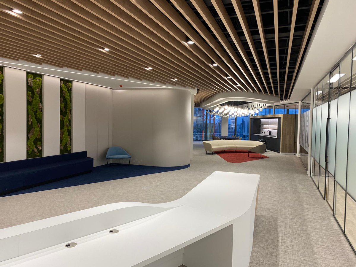 LEVELBESTSOLUTI's tweet photo. Bespoke Timber Ceilings installed at a recently completed project at 22 Bishopsgate https://t.co/rLES7biyiv