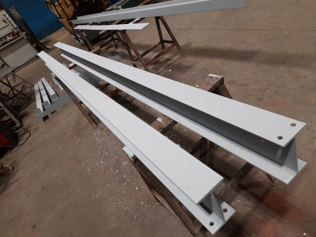 SWP_Engineering's tweet photo. More structural steel work, cut, drilled, welded and coated with a galvanising layer #SWPEngineering #Welding #Fabrication https://t.co/jcnTaMC1Q6
