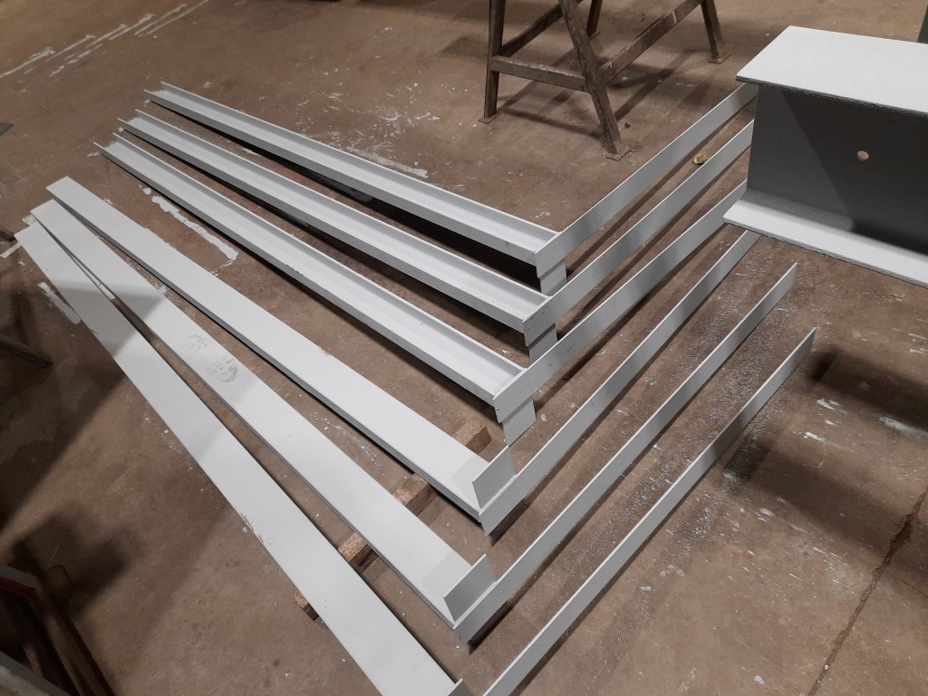 SWP_Engineering's tweet photo. More structural steel work, cut, drilled, welded and coated with a galvanising layer #SWPEngineering #Welding #Fabrication https://t.co/jcnTaMC1Q6