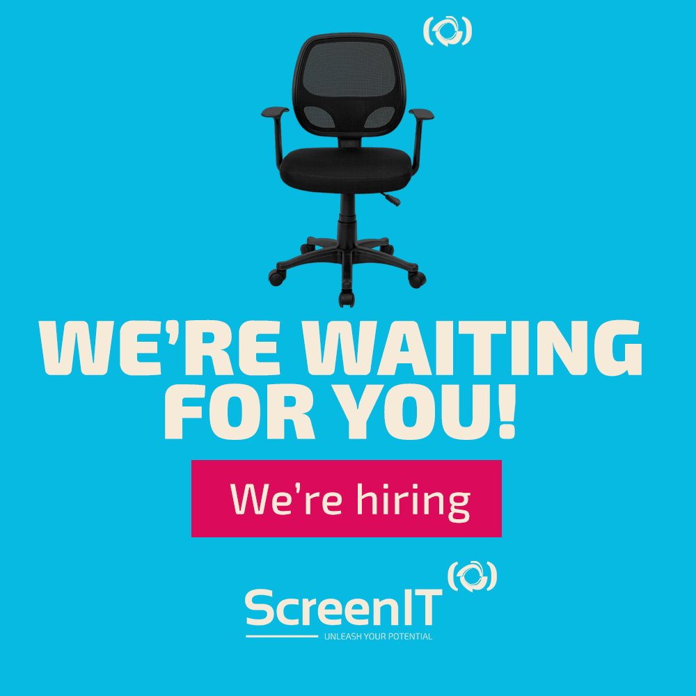 screenIT_TAS's tweet photo. Looking for new career opportunities in tech industry? We always have options available and a recruitment team ready to help in anything you need!
Send us your CV at contactus@tas-screenit.com
#Jobs #Careers #ITjobs #TalentoTI #TechTalent #VirtualCaptive #outsourcingMexico https://t.co/frvmZpKizg
