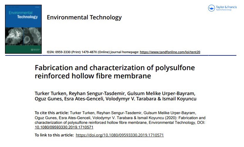 itumemtek's tweet photo. In this study, we fabricated #reinforced hollow fiber membranes using different MWs of polyvinylidene prolidone and different take-up speeds. Prepared #membranes were characterized and investigated bovine serum albumin (BSA) #rejection and #flux recovery ratio. #memtek #paper https://t.co/xy6vdovKko