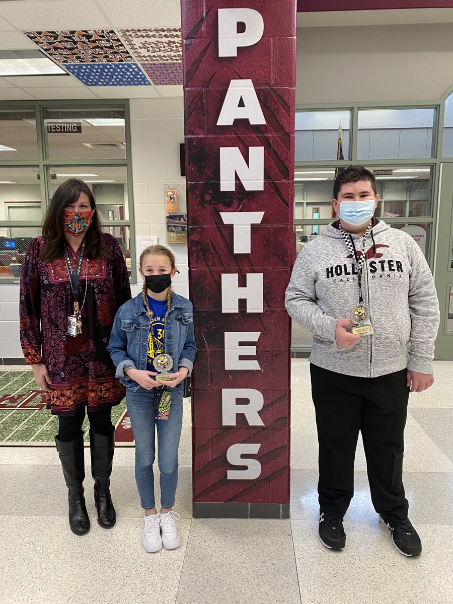KennethBuck12's tweet photo. Congratulations to Kadyn Detiveaux 1st place TMS Spelling Bee Champion and Conner Wimberly Runner Up. Great job !!! ⁦@HumbleISD⁩ https://t.co/HVbXwMz3mU