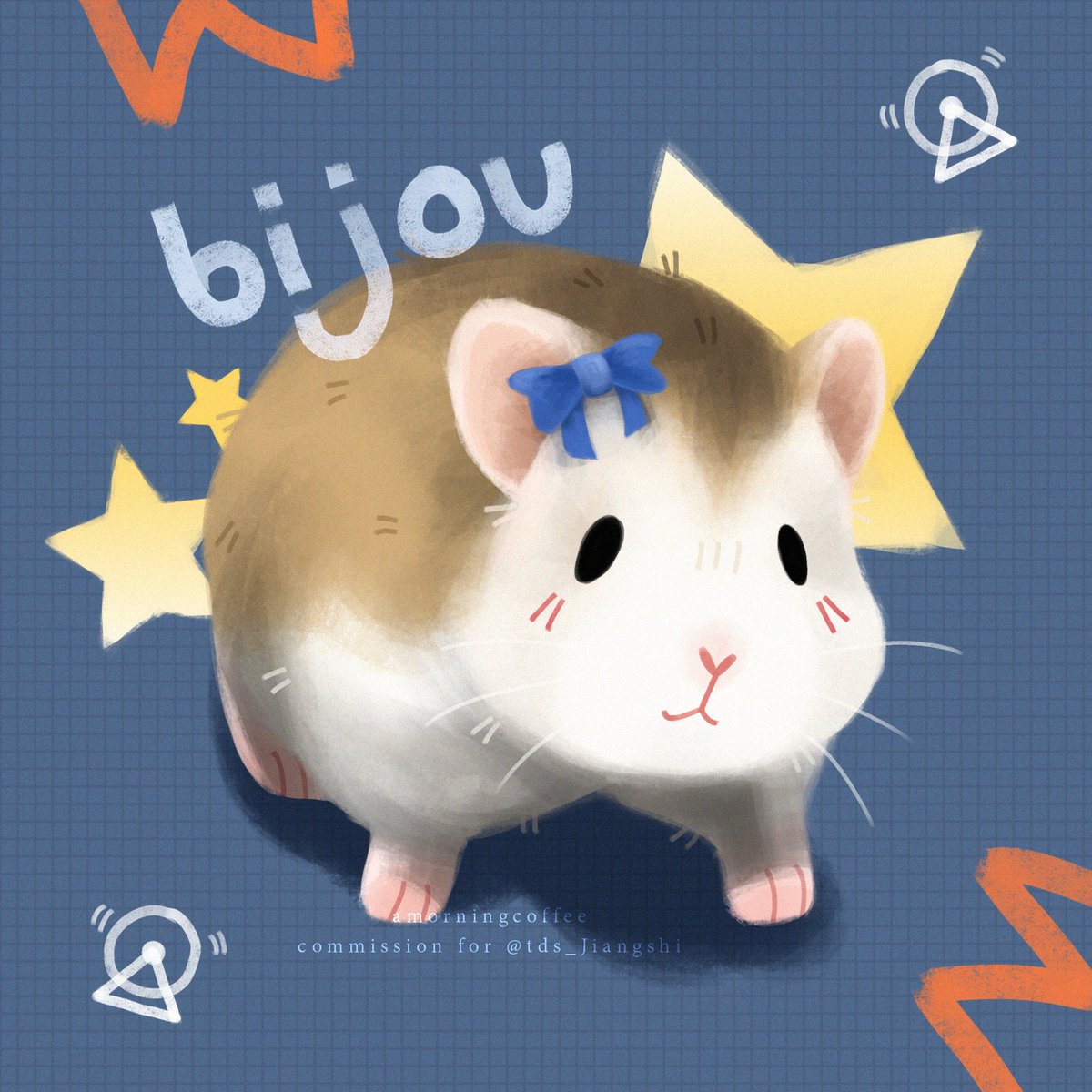 Bijou baby~ 🥺💝
for @tds_Jiangshi

#hamsterportrait #hamster #hamsterart #digitalpetportrait #petportraitcommission #petportraitartist