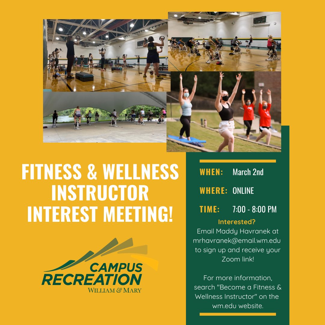WM Campus Recreation tweet media
